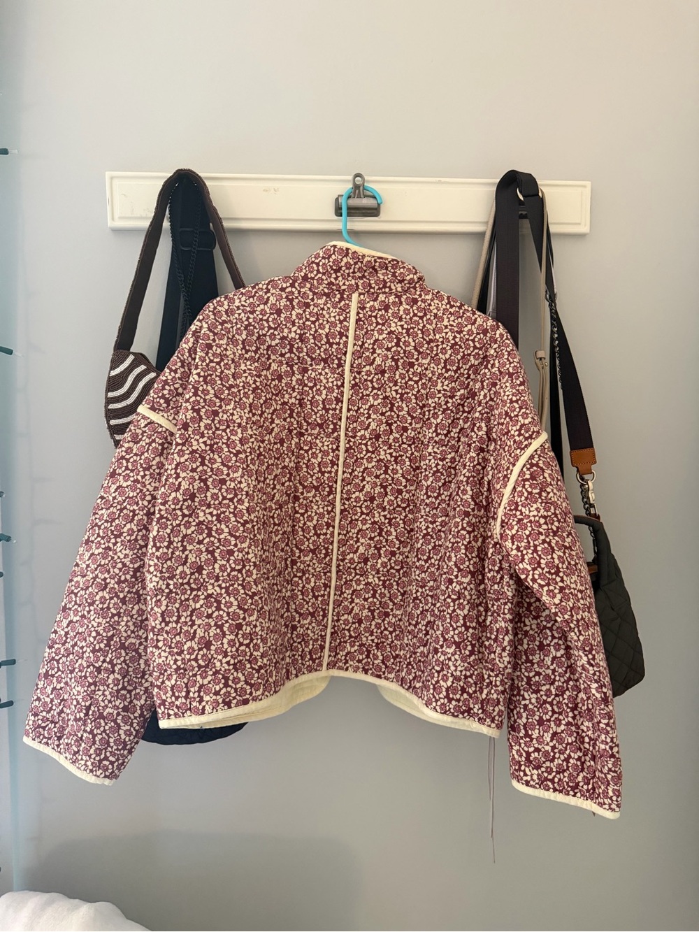 Free People Floral Quilted Jacket - Picture 4 of 5